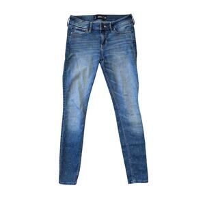 Hollister High Rise Super Skinny Jeans Women’s Blue Denim W25
